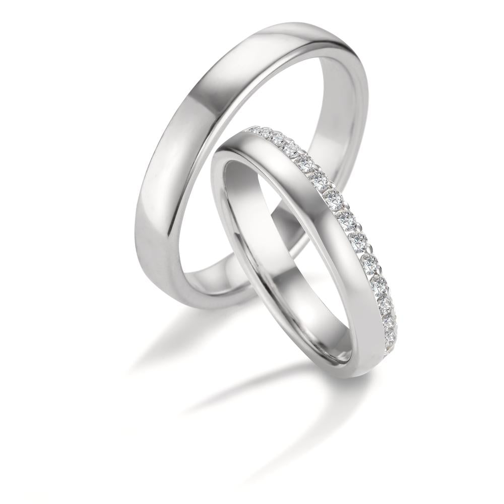 Partnerring 750/18 K vitguld