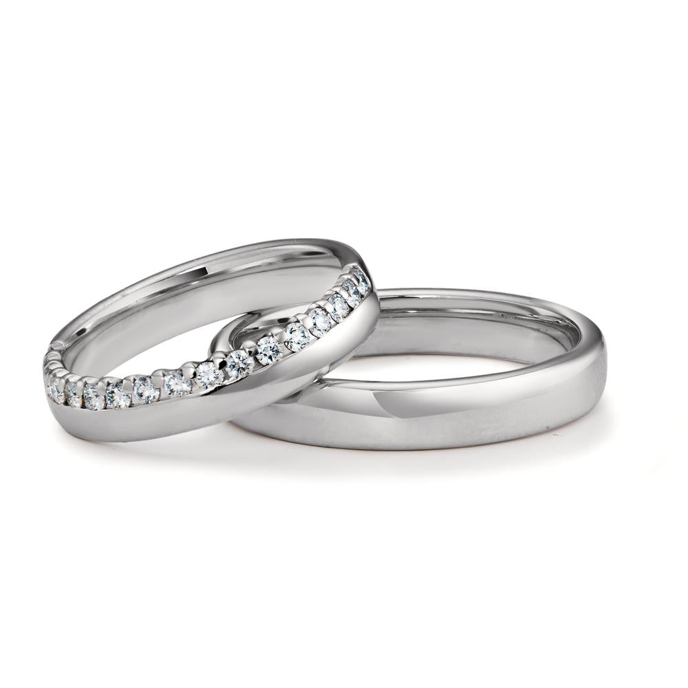 Partnerring 750/18 K vitguld