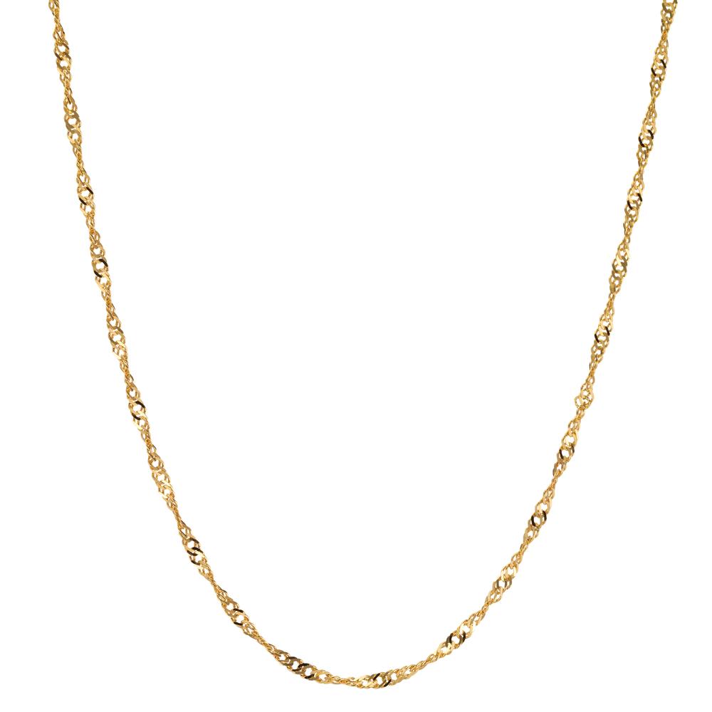 Halsband 750/18 K gult guld 38 cm