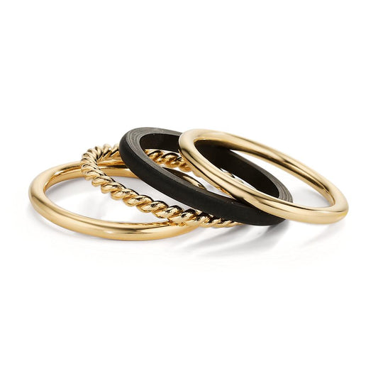 Finger ring 750/18 K gult guld, Kol