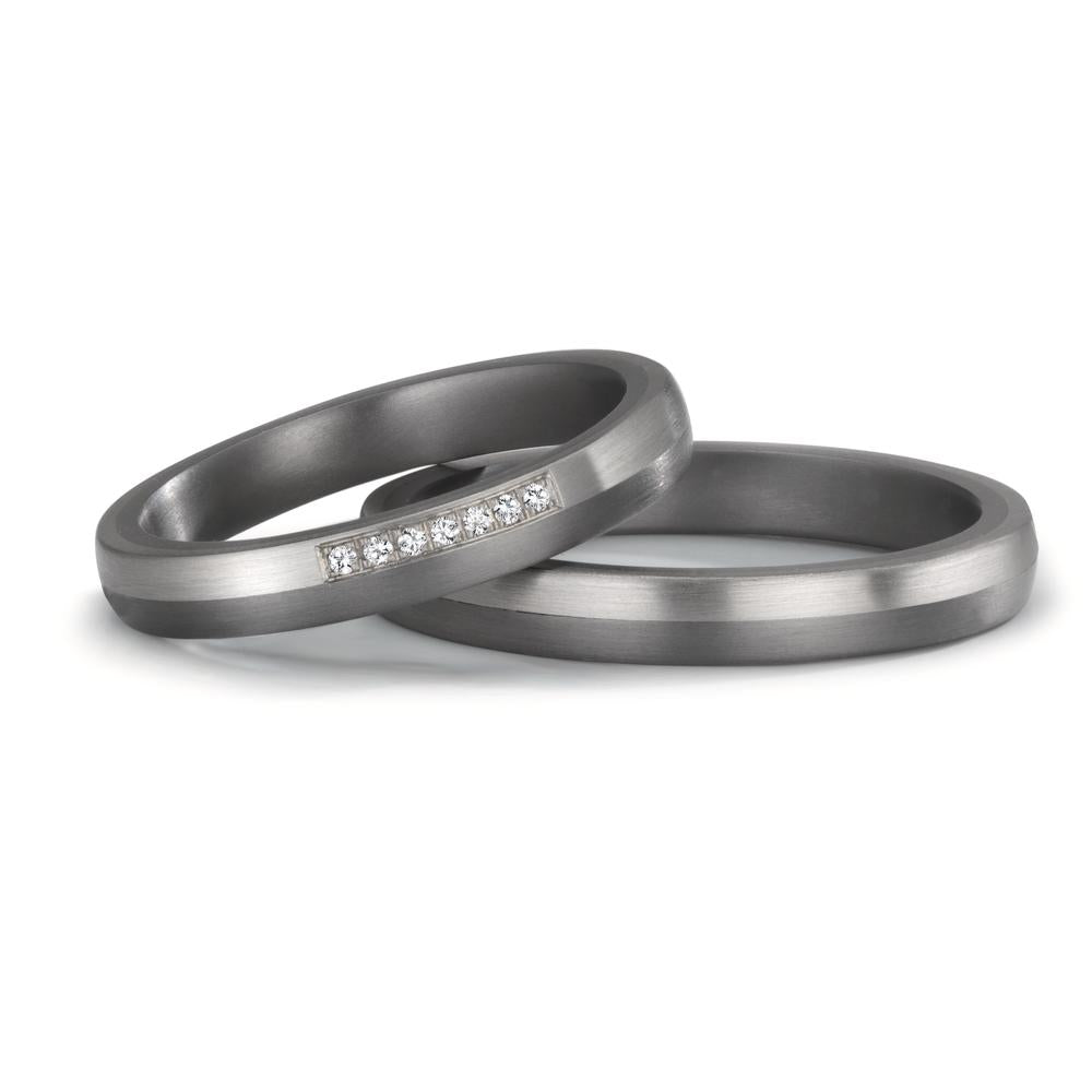 Partnerring 999 Tantal, 950 platina