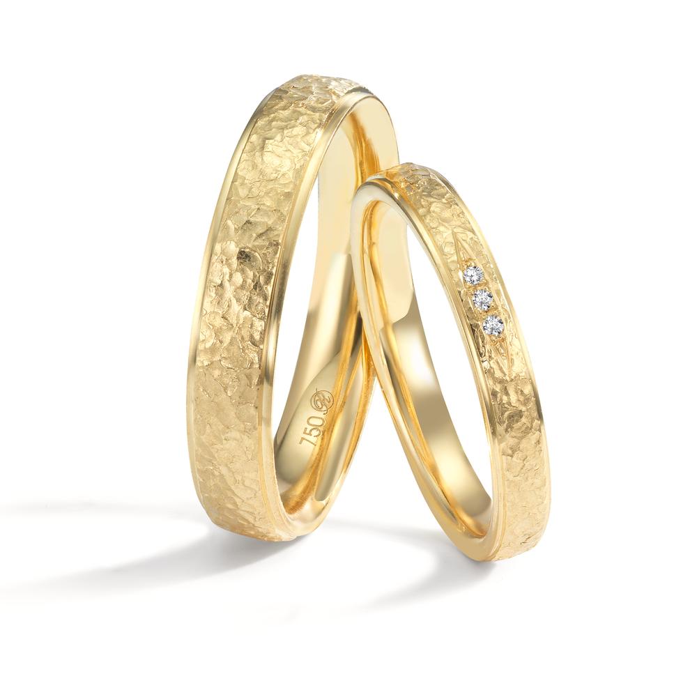 Partnerring 750/18 K gult guld
