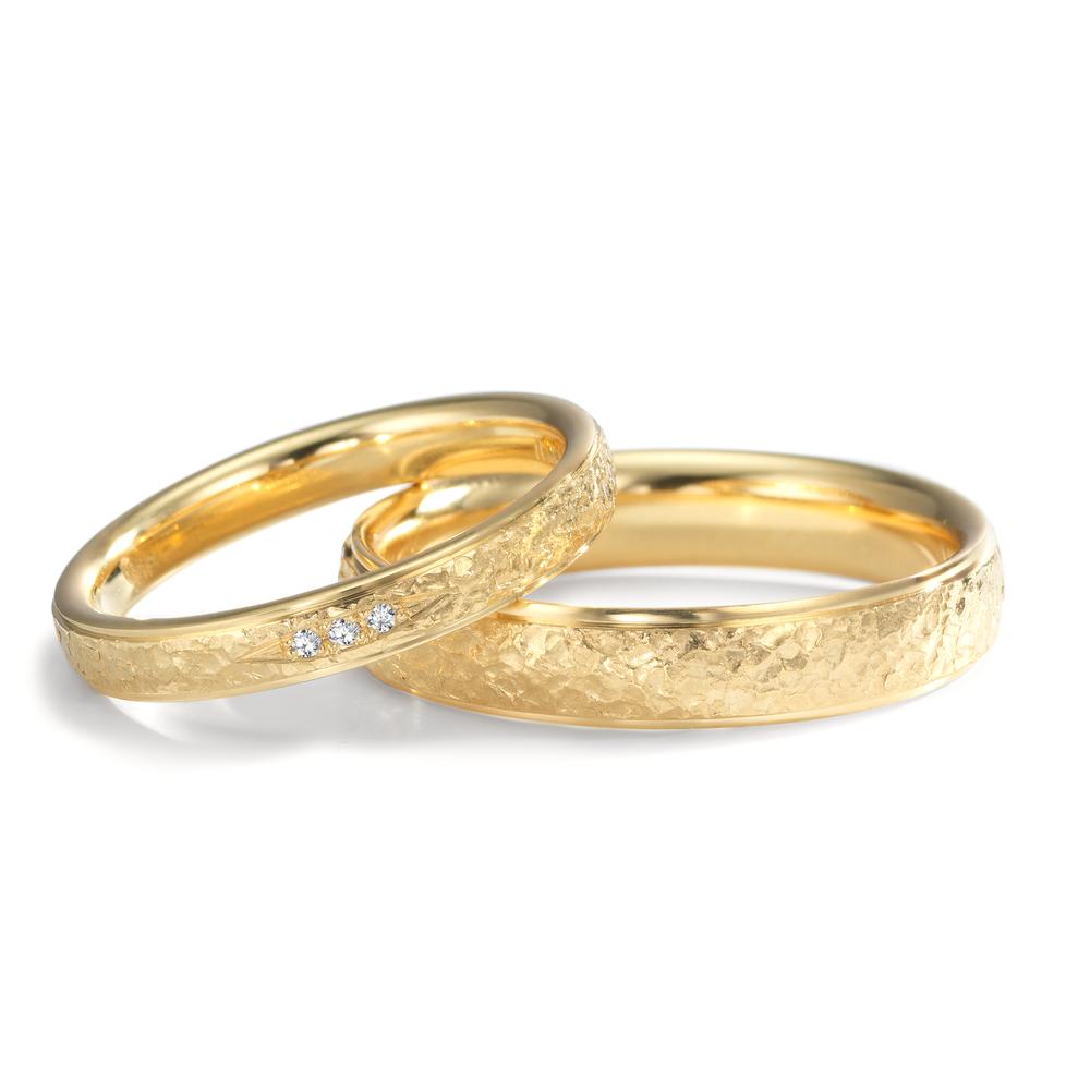 Partnerring 750/18 K gult guld