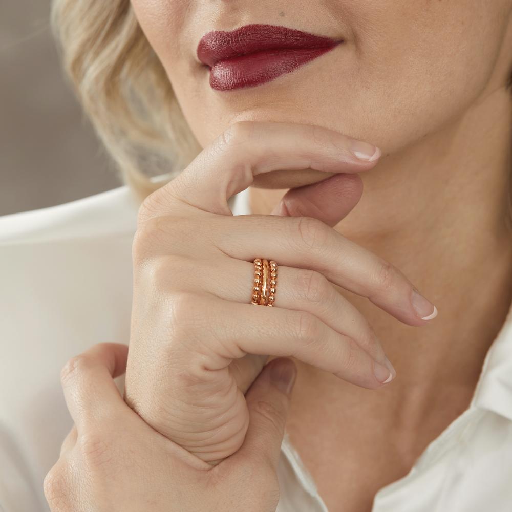 Ring set 750/18 K rött guld