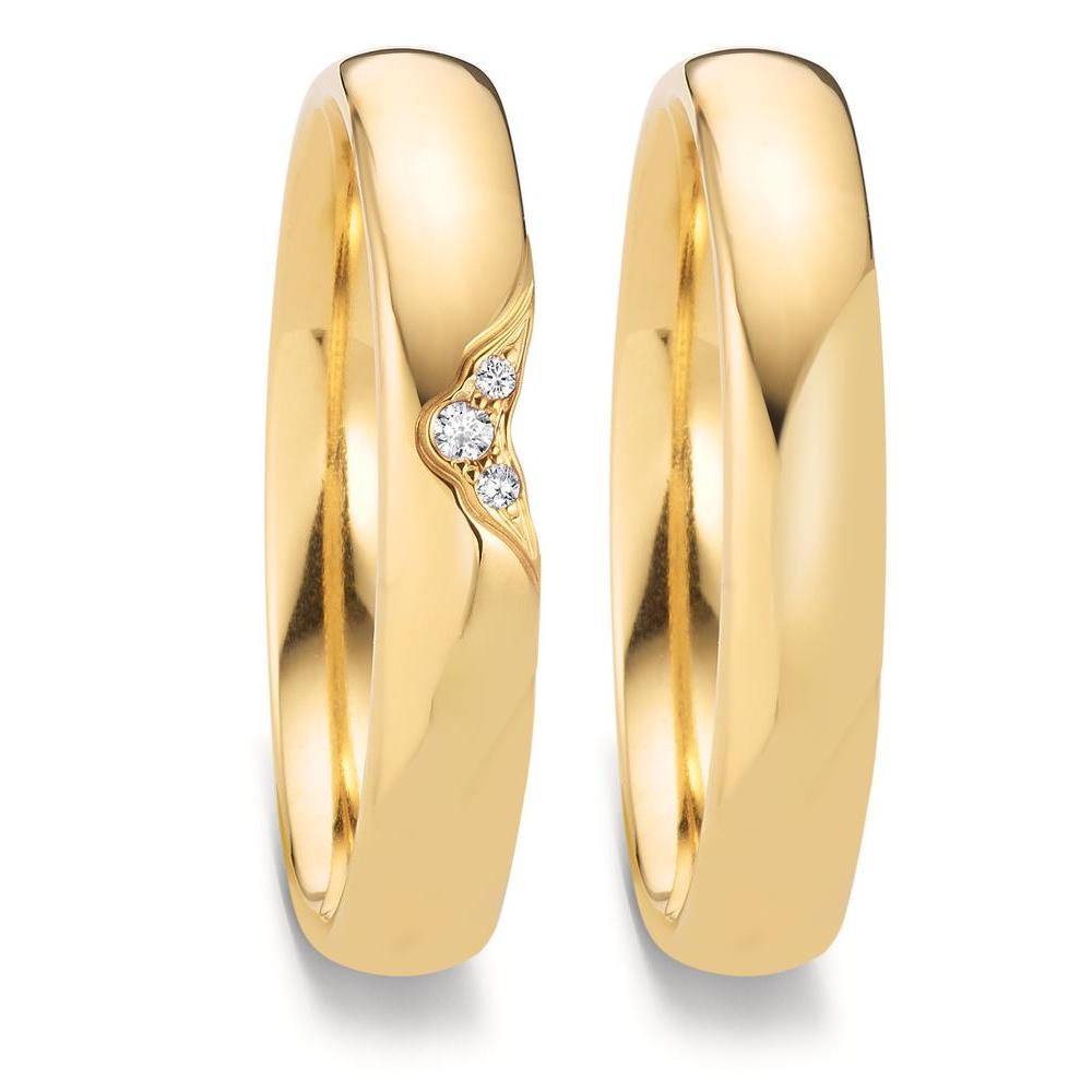 Partnerring 750/18 K gult guld