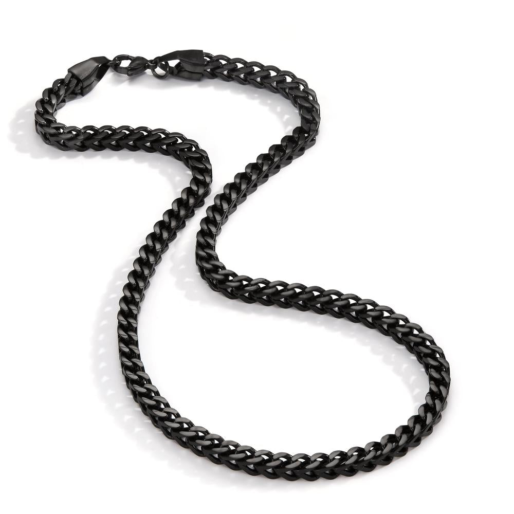 Collier rostfritt stål svart IP-belagd 50 cm
