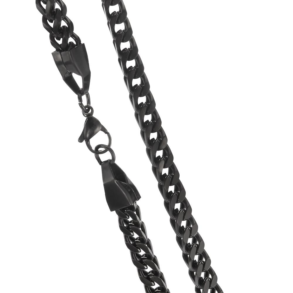 Collier rostfritt stål svart IP-belagd 50 cm