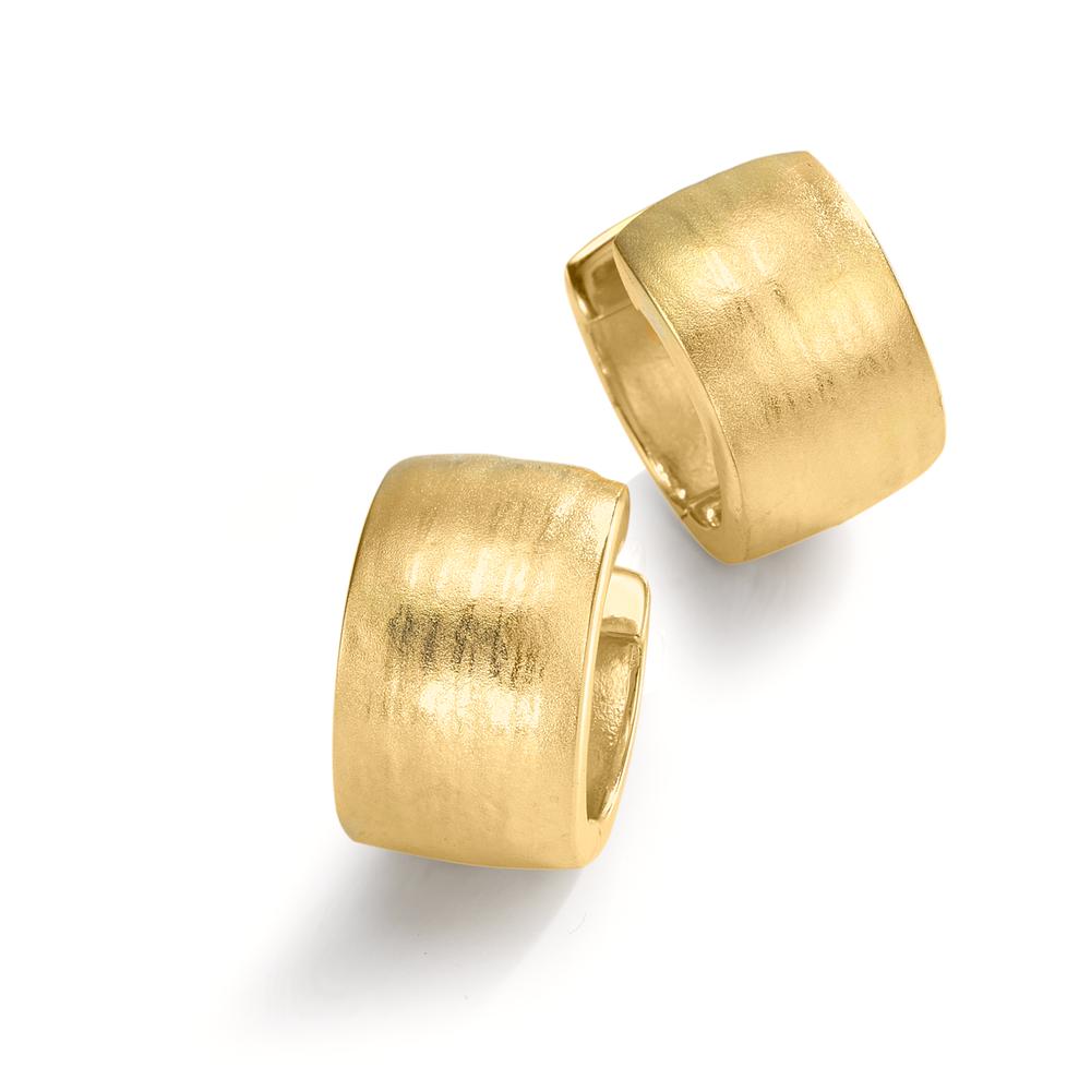 Hoop örhängen Silver guldpläterad