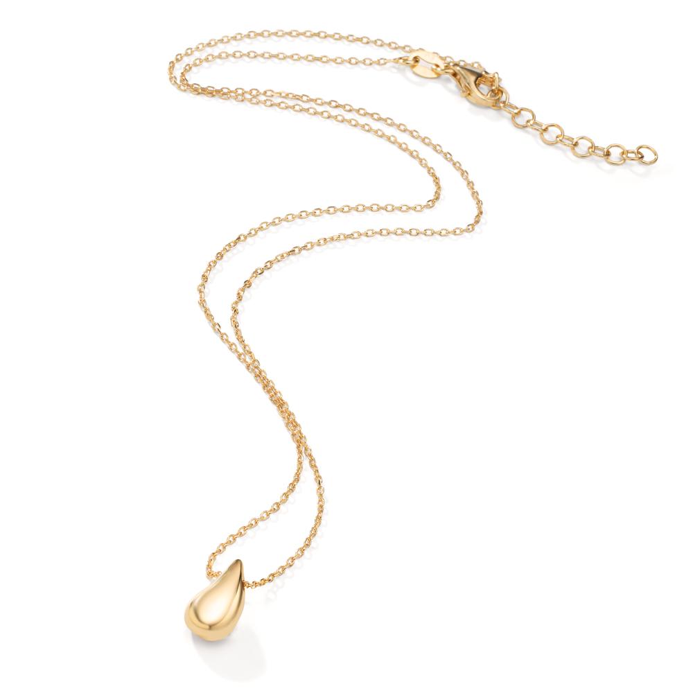Collier Silver gul guldpläterad 42-45 cm