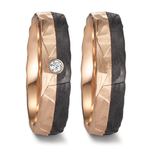 Partnerring 585/14 K roséguld, Kol