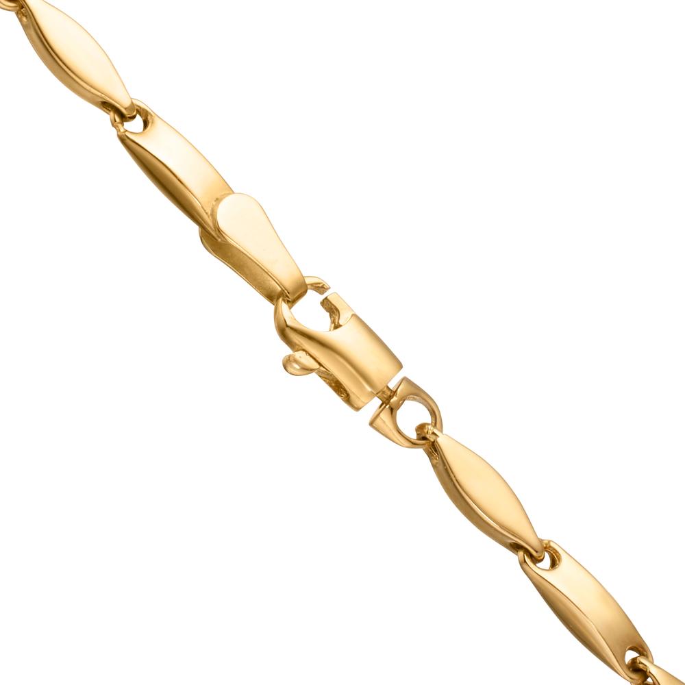 Collier 750/18 K gult guld 45 cm