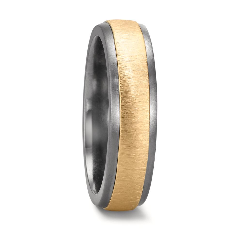 Partnerring 999 Tantal, 585/14 K gult guld
