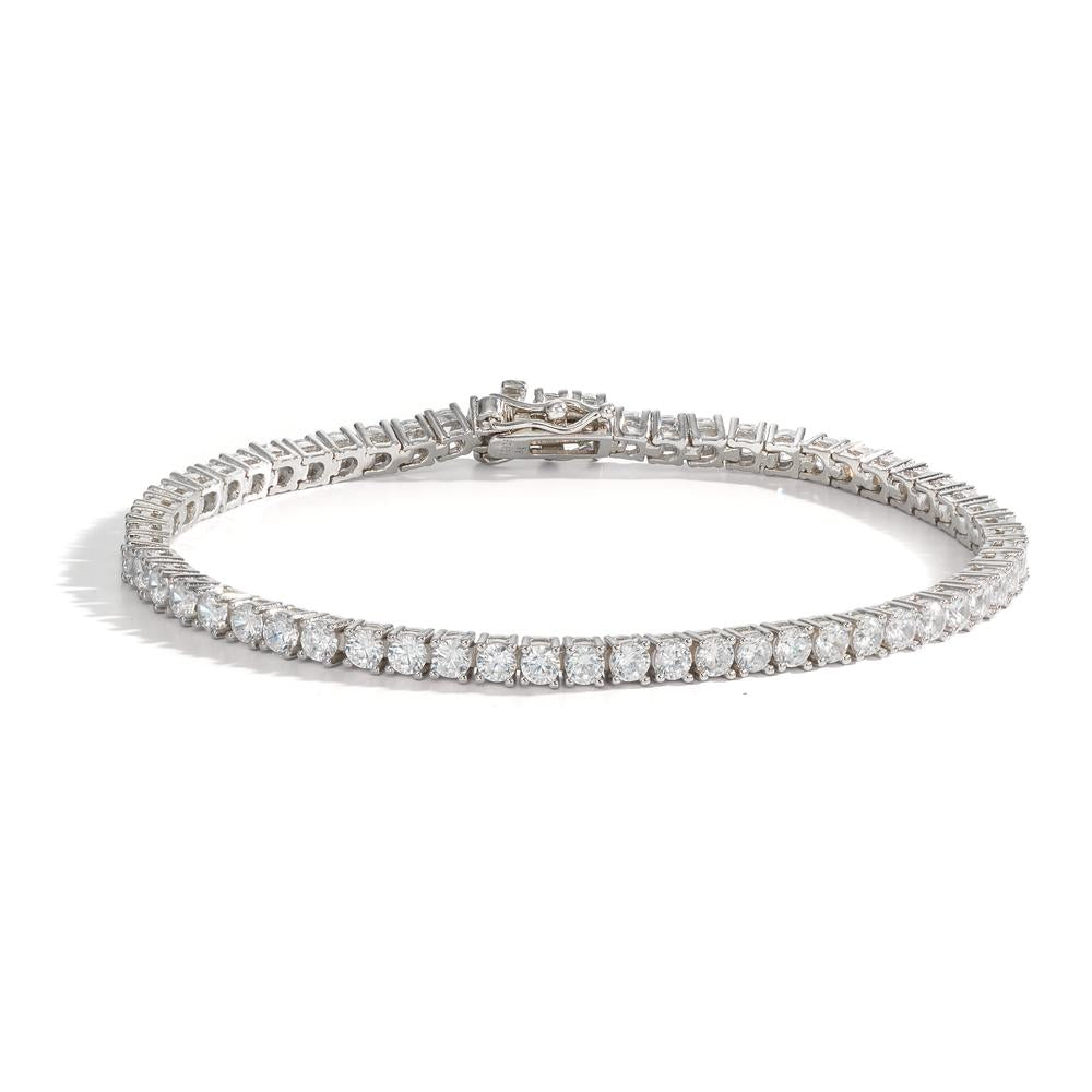 Armband Silver Zirkoniumoxid rodiumpläterad 19 cm