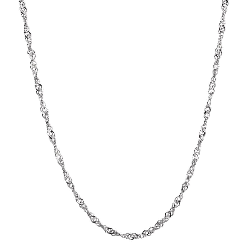 Collier Silver rodiumpläterad 45 cm