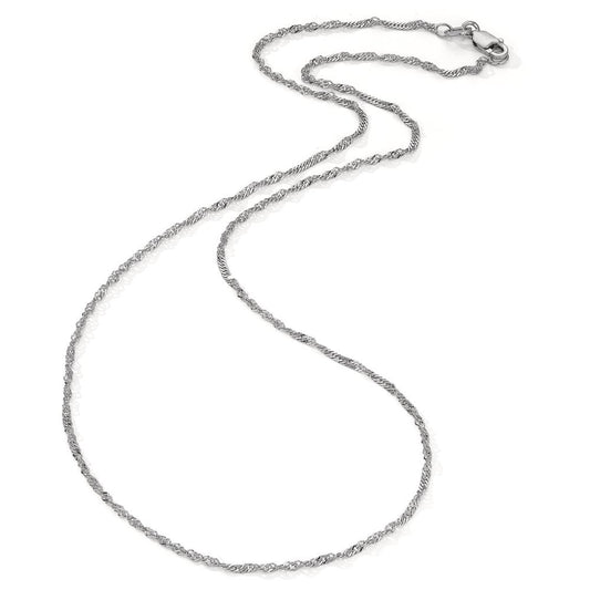 Collier Silver rodiumpläterad 45 cm