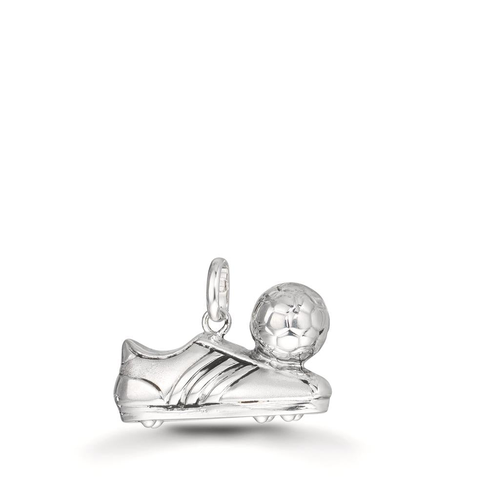 Hängsmycke Silver patinerad Fotboll
