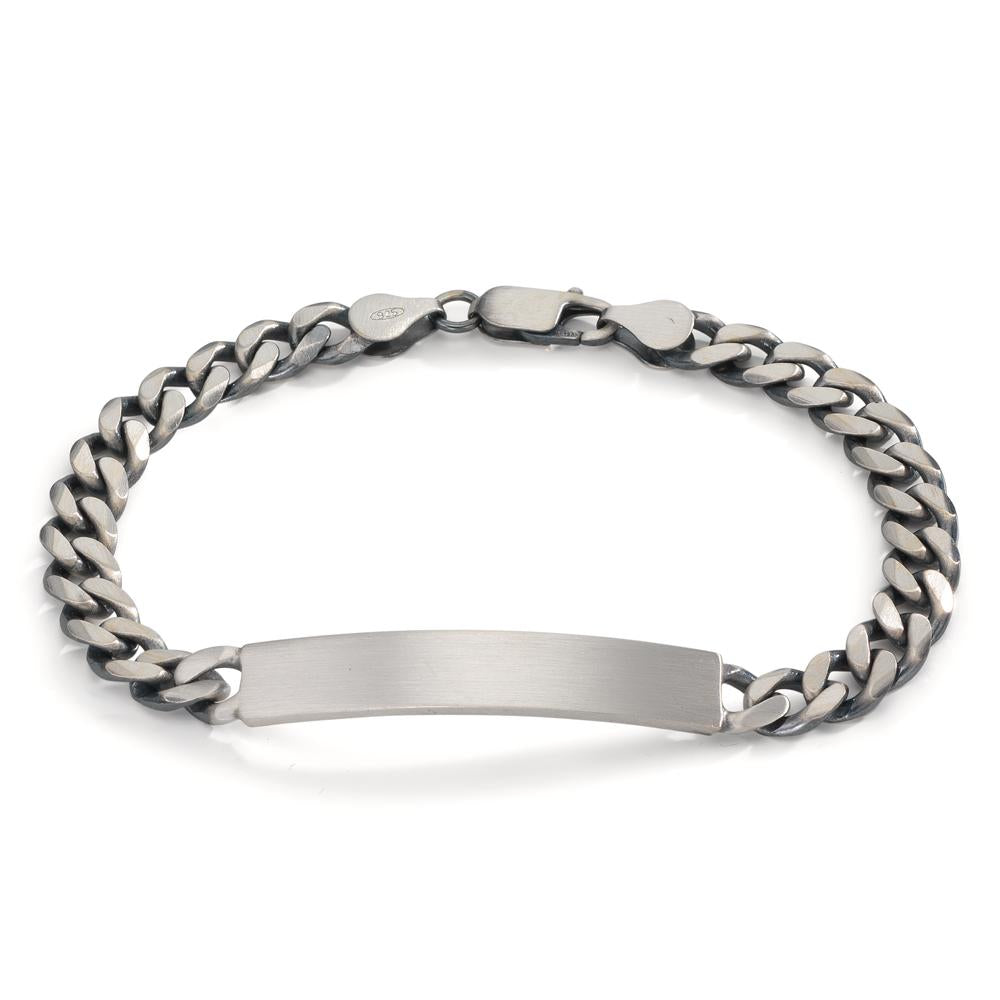 Graverat armband Silver patinerad 20 cm