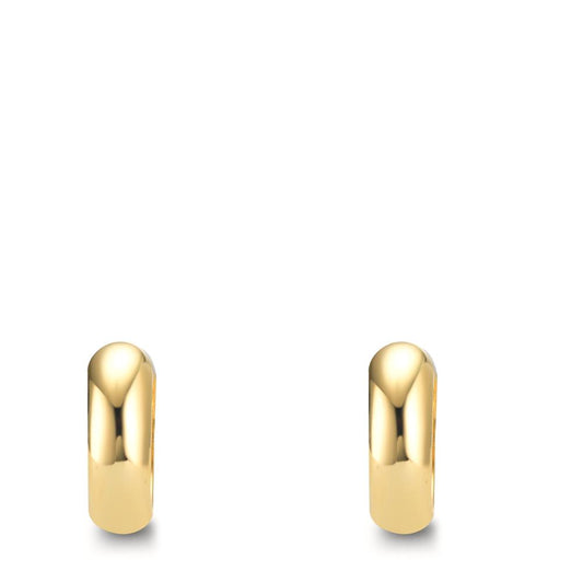 Hopfällbara örhängen Silver gul guldpläterad