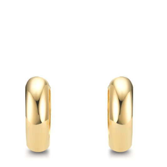 Hopfällbara örhängen Silver gul guldpläterad