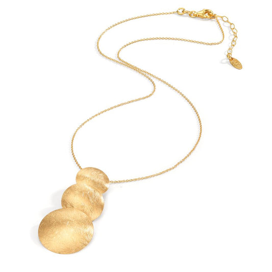 Collier Silver gul guldpläterad 40-44 cm