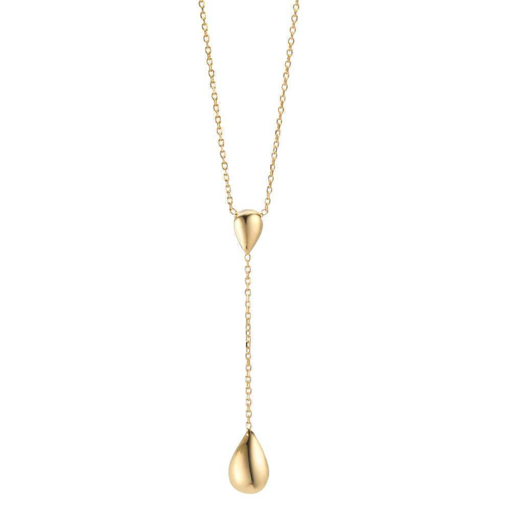 Collier Silver gul guldpläterad 40-44 cm