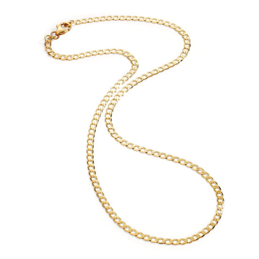 Collier 585/14 K gult guld 45 cm