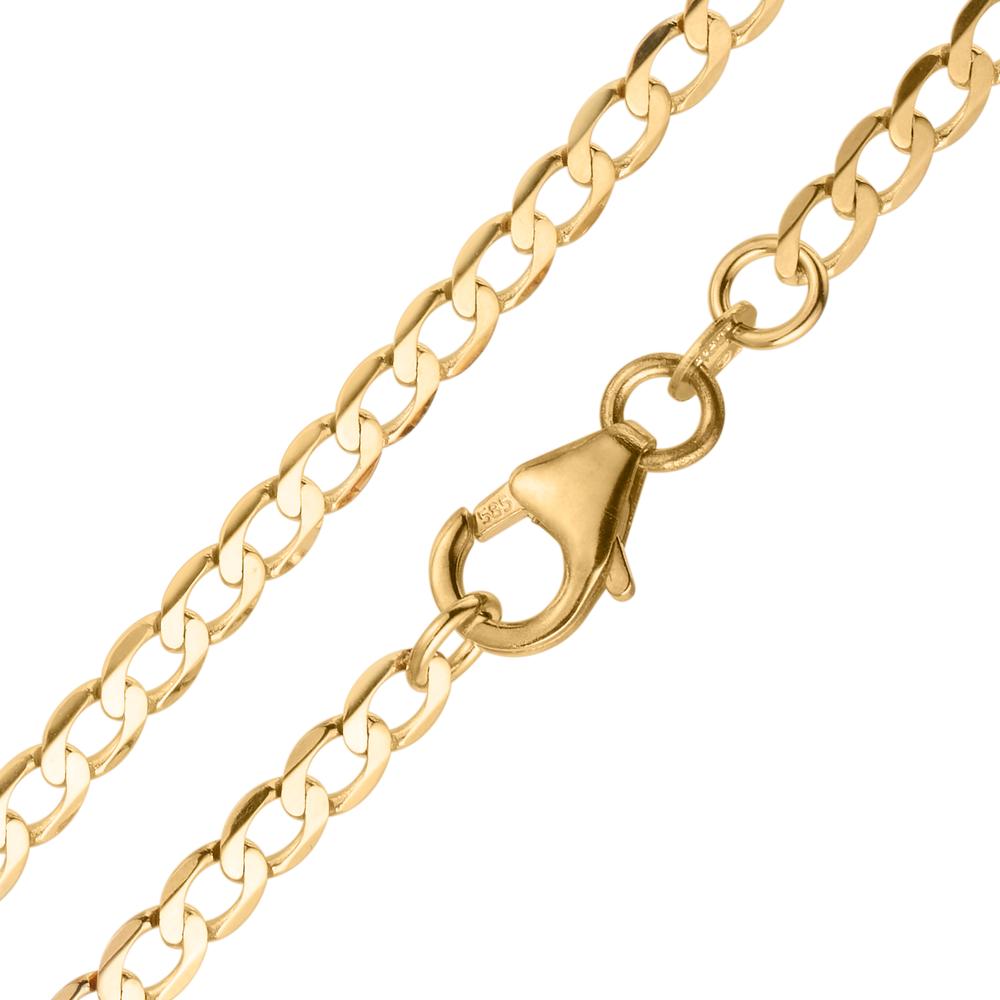Collier 585/14 K gult guld 45 cm
