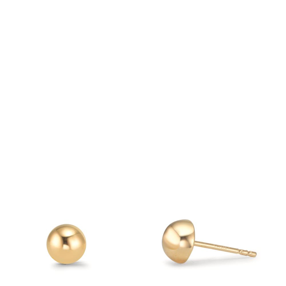 Örhängen med knoppar 375/9 K gult guld Ø5 mm