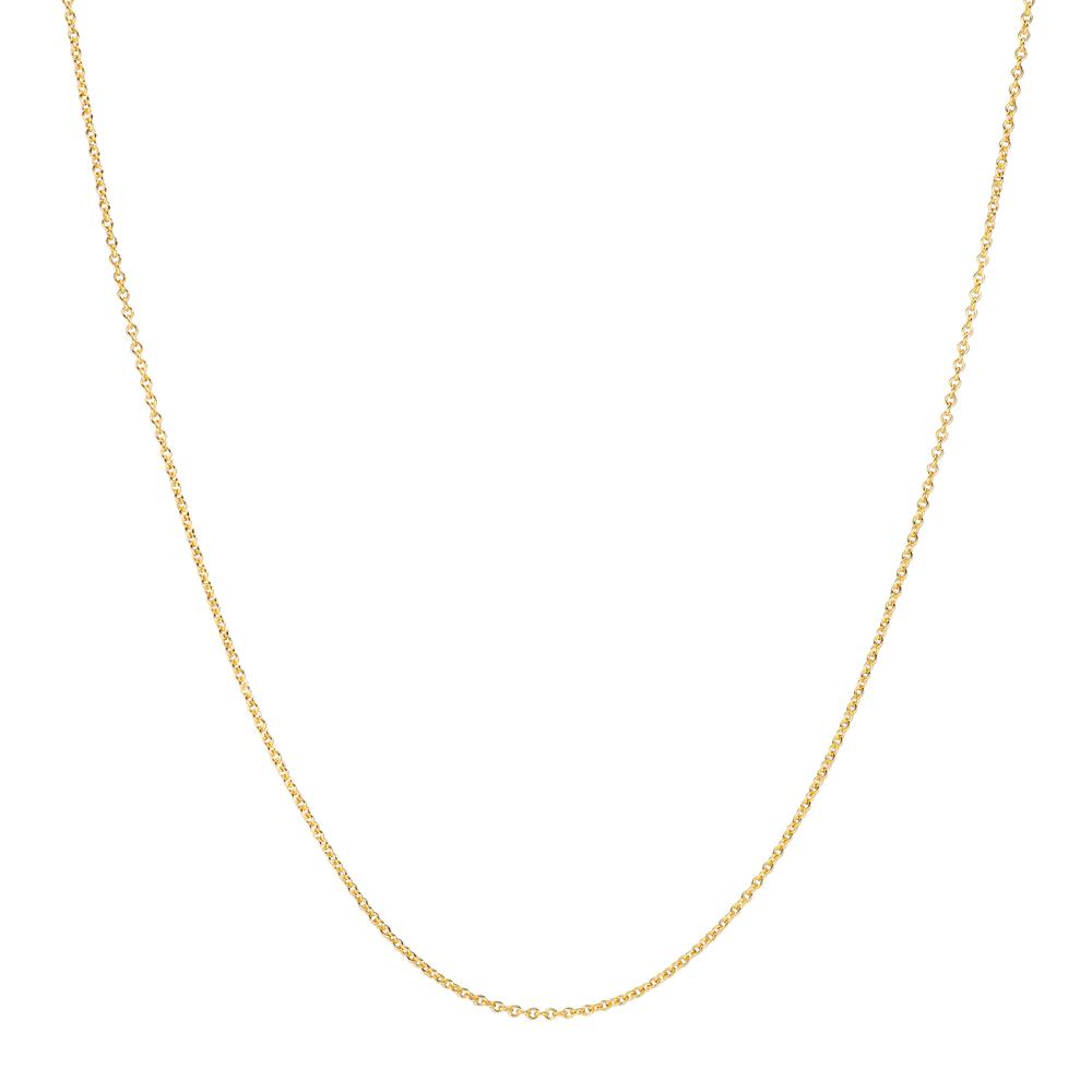 Halsband 750/18 K gult guld 38 cm
