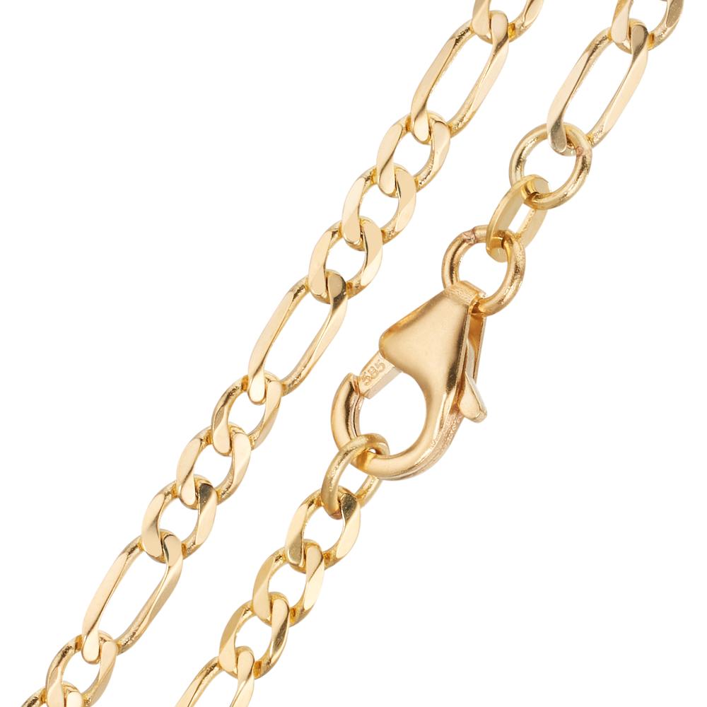 Collier 585/14 K gult guld 45 cm