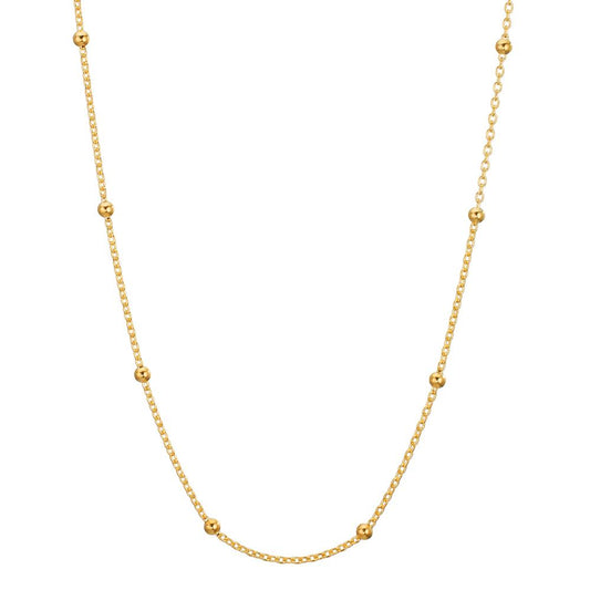 Collier 585/14 K gult guld 43 cm
