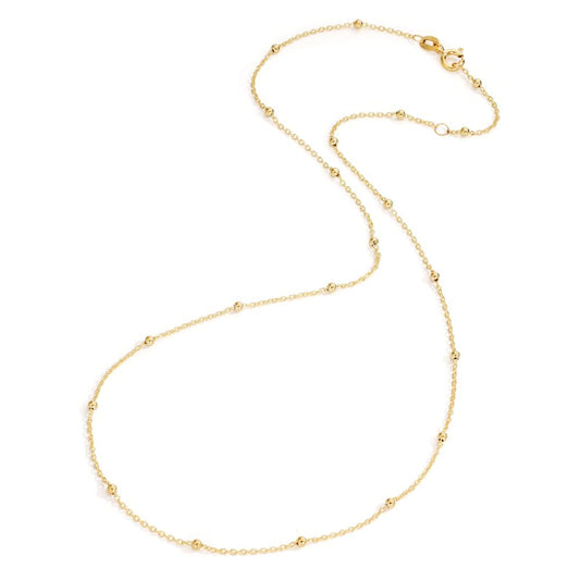 Collier 585/14 K gult guld 43 cm