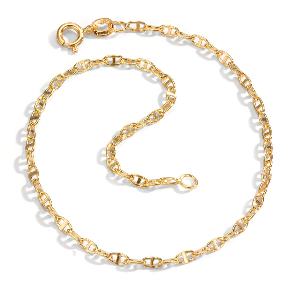 Vristlänk 585/14 K gult guld 25 cm