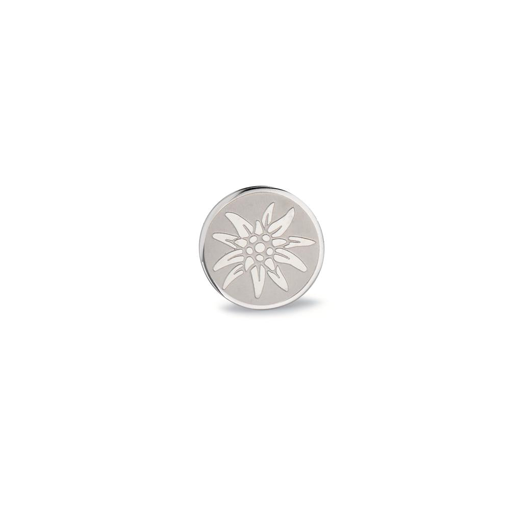 Örhängen 1 st rostfritt stål Edelweiss Ø8 mm