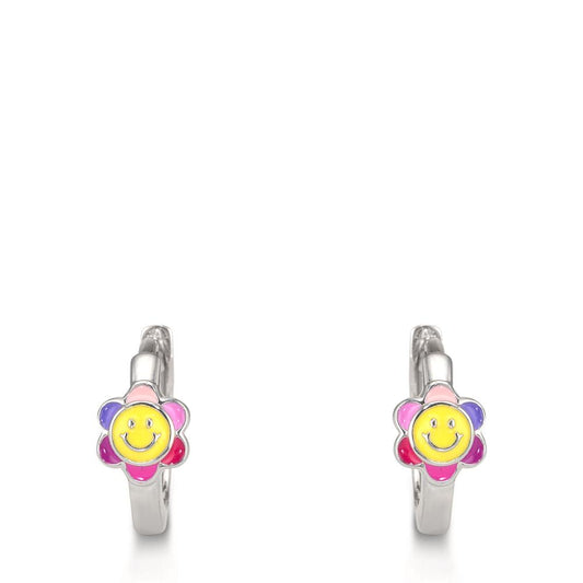 Hopfällbara örhängen Silver rodiumpläterad