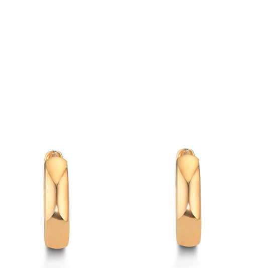 Hopfällbara örhängen Silver gul guldpläterad