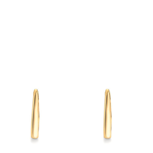 Hopfällbara örhängen Silver gul guldpläterad