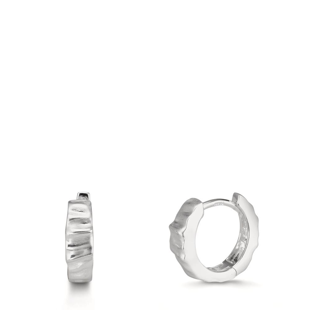 Hopfällbara örhängen Silver