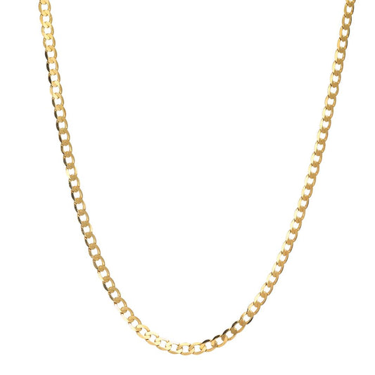 Collier 375/9 K gult guld 60 cm