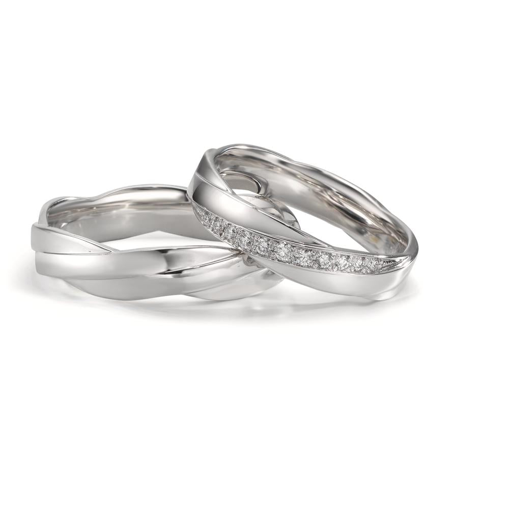 Partnerring 750/18 K vitguld
