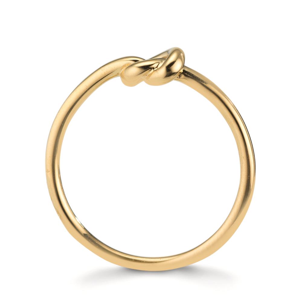 Finger ring 375/9 K gult guld nod