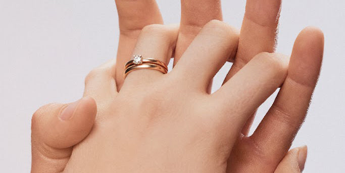 Paare - Eheringe - Rotgold