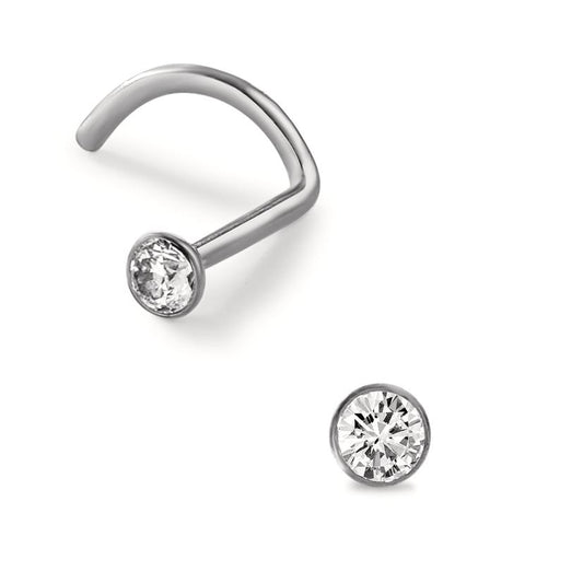 nosstift titan kristall vit Ø2.5 mm