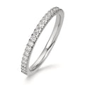 Minnesring 750/18 K vitguld diamant 0.25 ct, 21 stenar, w-si