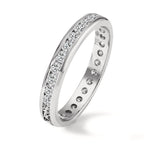 Minnesring 750/18 K vitguld diamant 1 ct, w-si