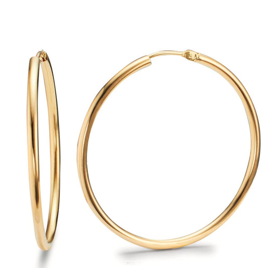 Hoop örhängen 750/18 K gult guld