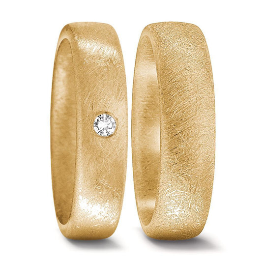 Partnerring 750/18 K gult guld
