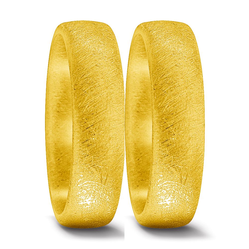 Partnerring 750/18 K gult guld