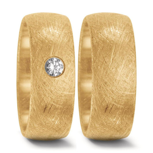 Partnerring 750/18 K gult guld