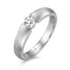 Solitärring 750/18 K vitguld diamant vit, 0.20 ct, w-si Ø3.8 mm
